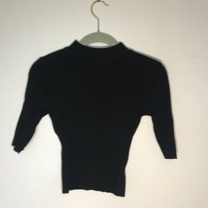 Black ribbed Turtleneck